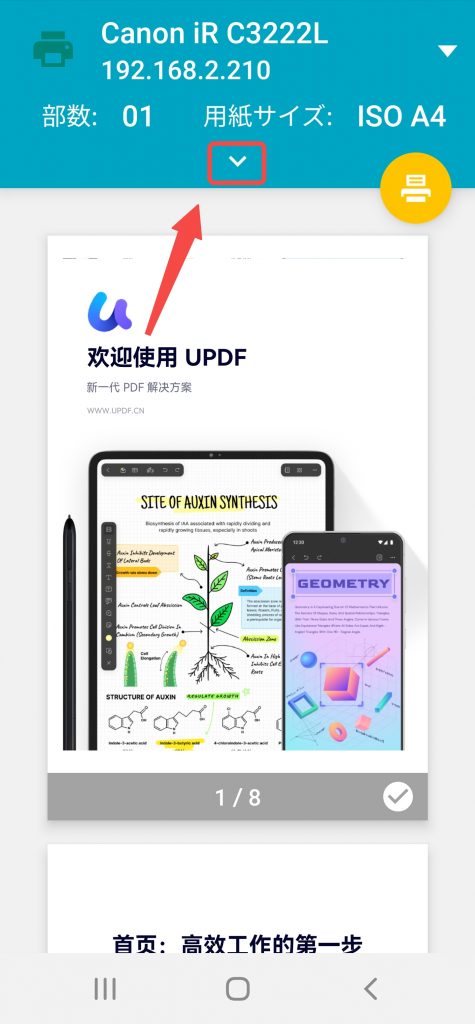 PDFを印刷する前にプレビューする