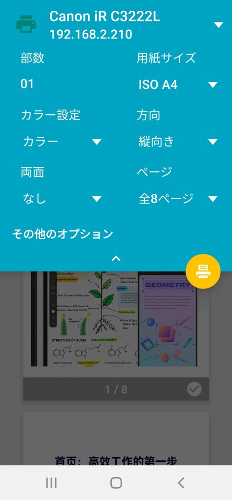 PDFを印刷する前にプレビューする