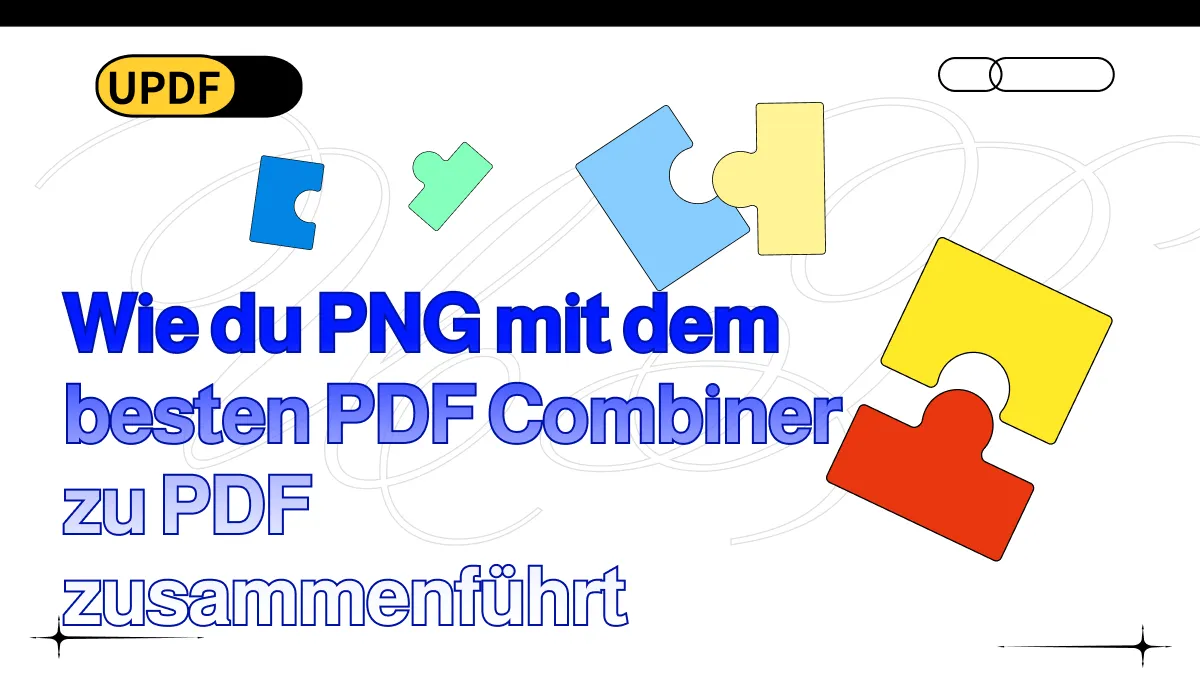 Wie du PNG mit dem besten PDF Combiner zu PDF zusammenführt