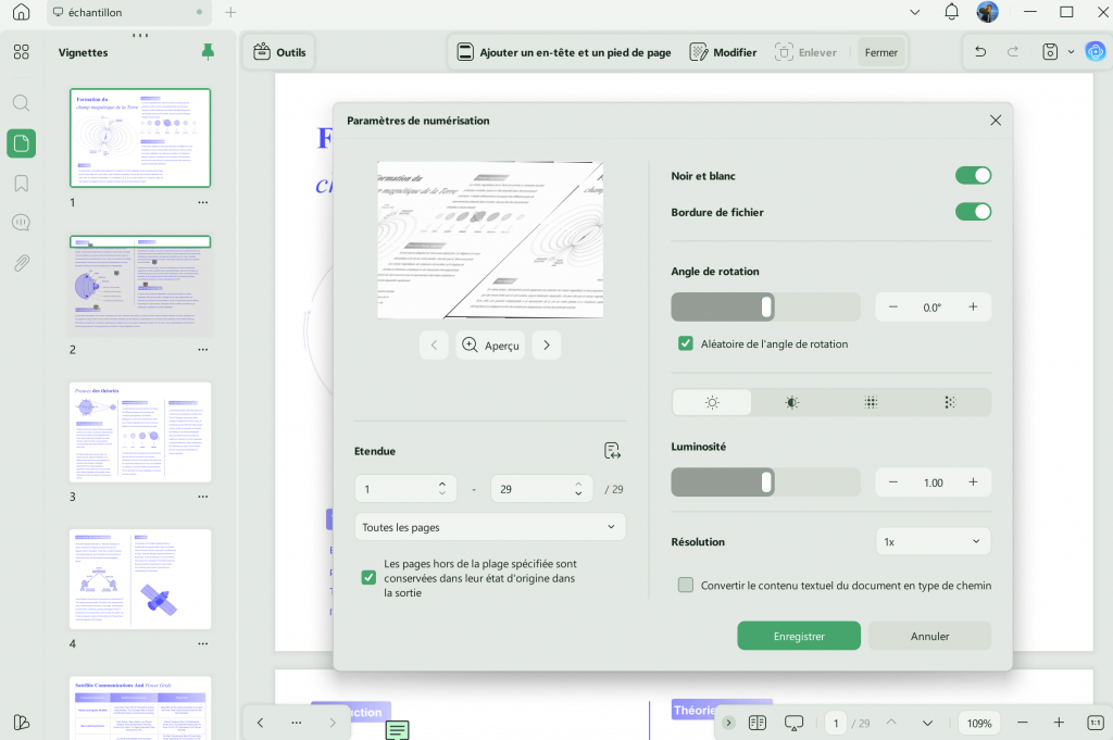 scanner un pdf