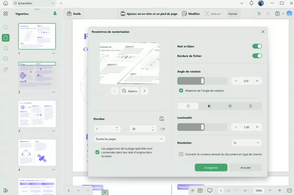 scanner un pdf