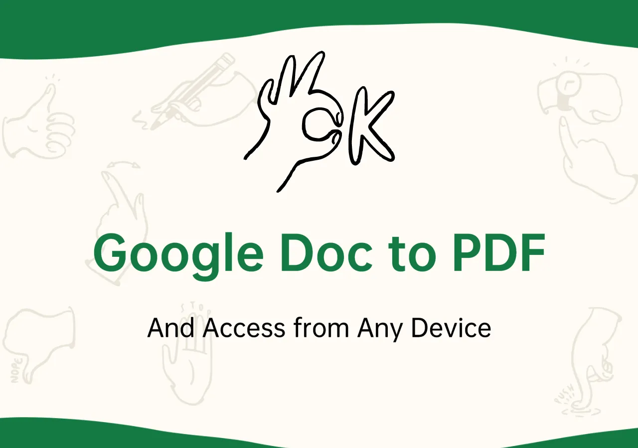 How to Save a Google Doc as PDF?