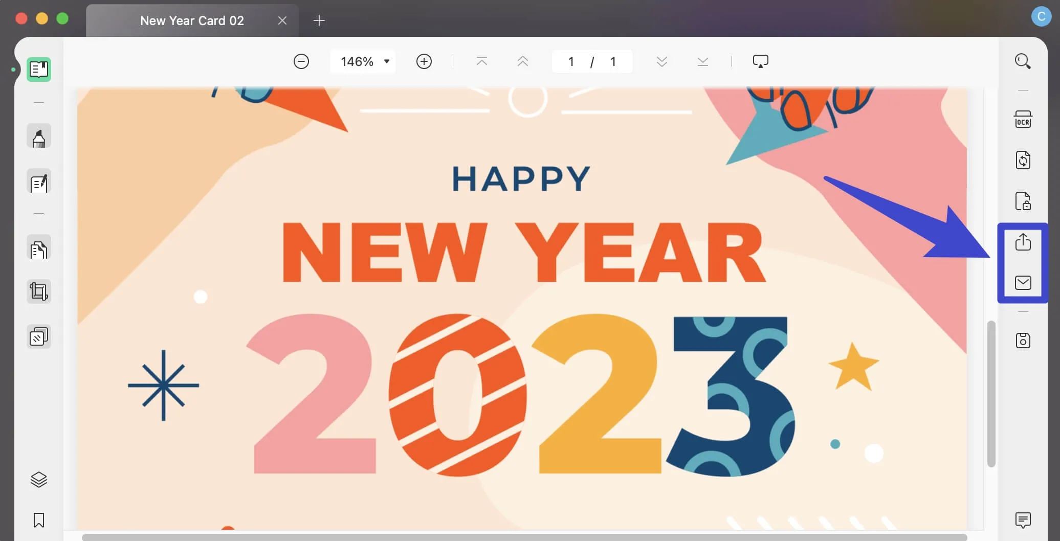 sahre the happy new year 2022 wishes card