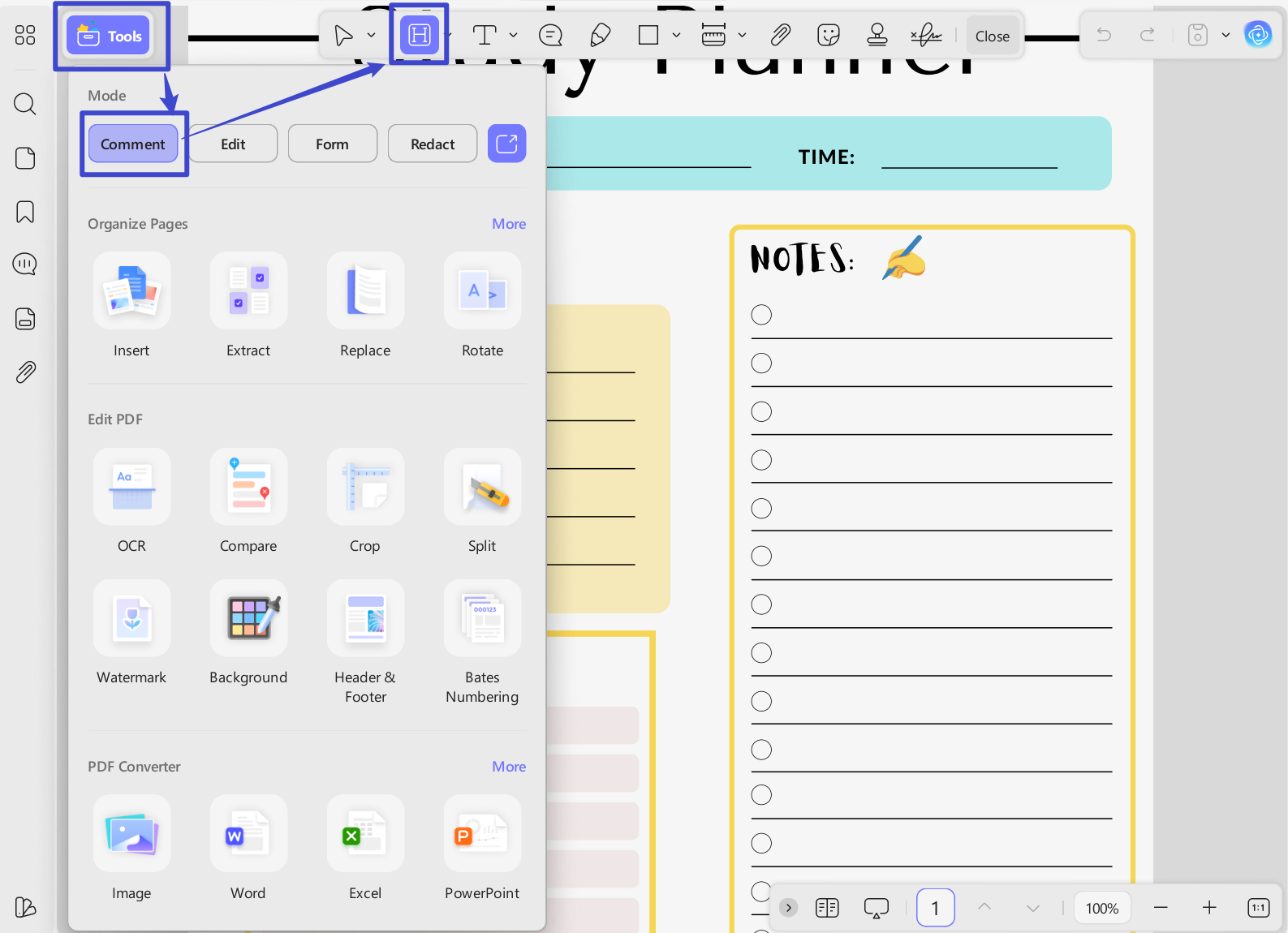 annotate text