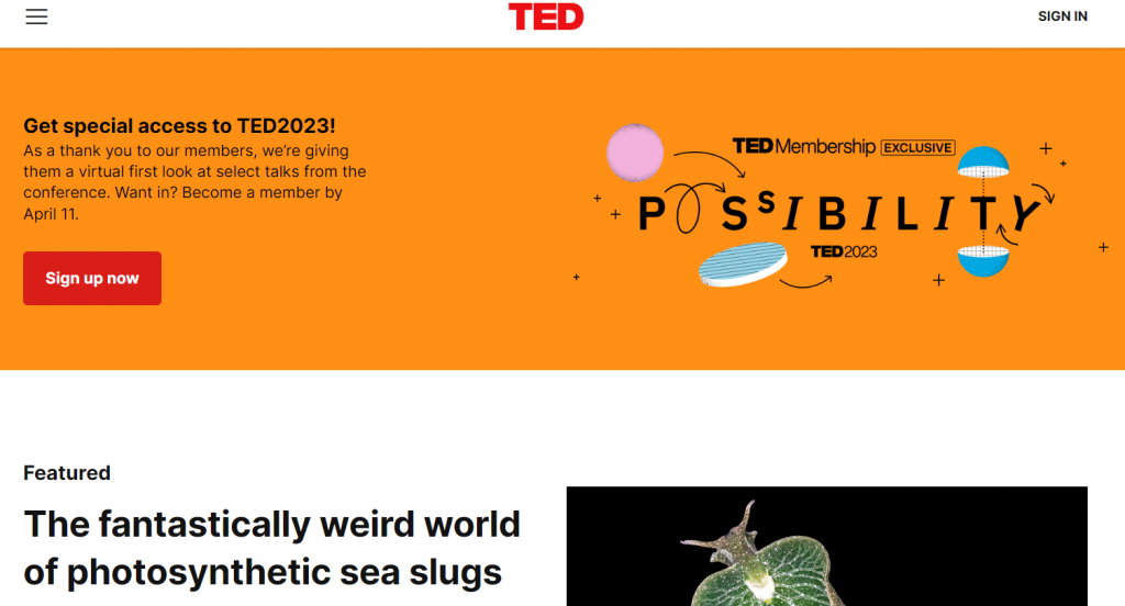 TED - Exploring Ideas