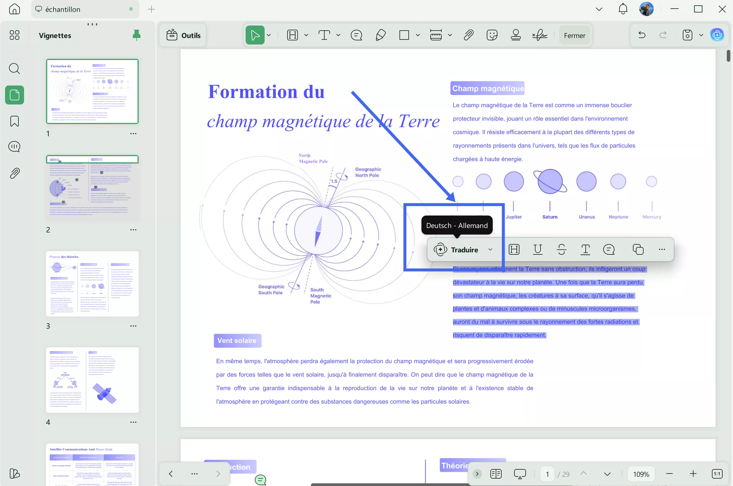 traduire pdf
