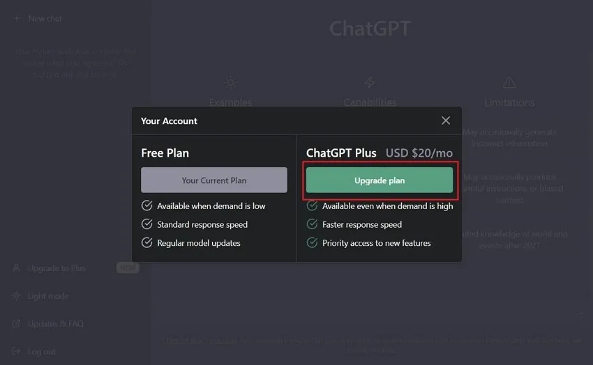 chatgpt está em baixo