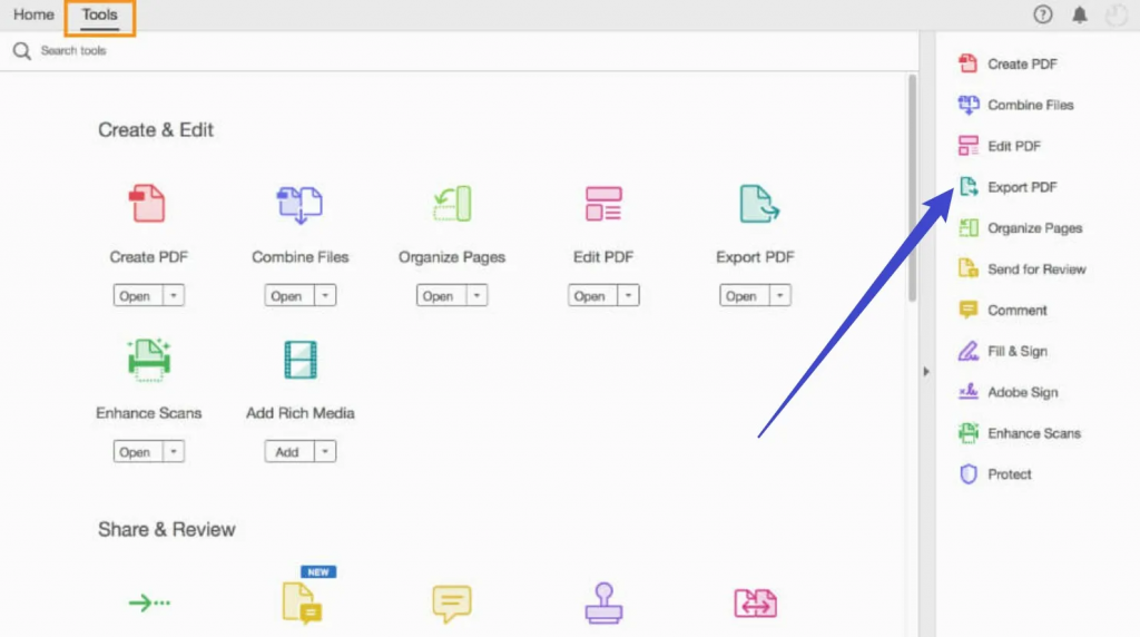 Cliquer sur "Exporter PDF"