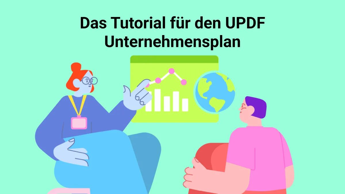 Das Tutorial für den UPDF Unternehmensplan