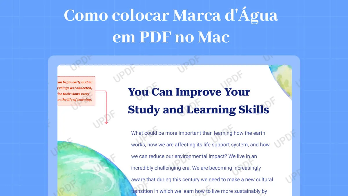 Cinco Maneiras de colocar Marca d'Água em PDF no Mac