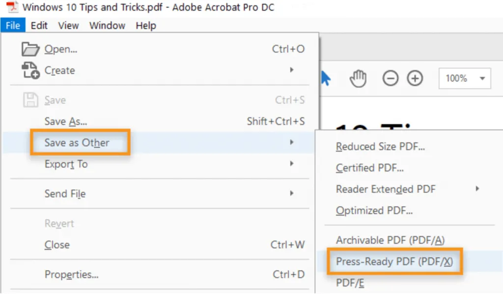 Adobe Print-ready PDF