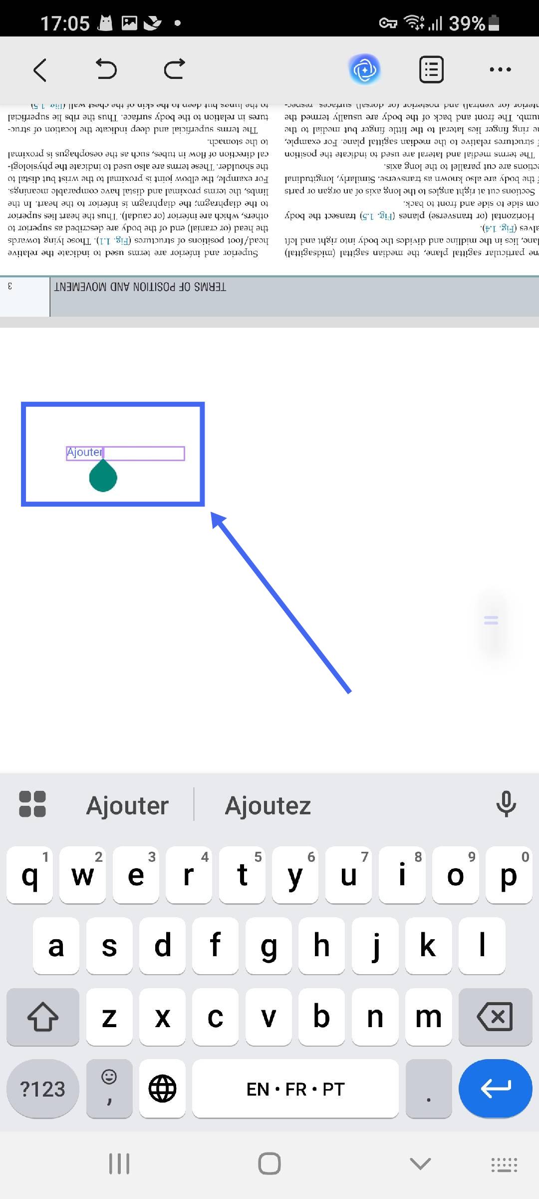 Ajouter du texte à un PDF sur Android