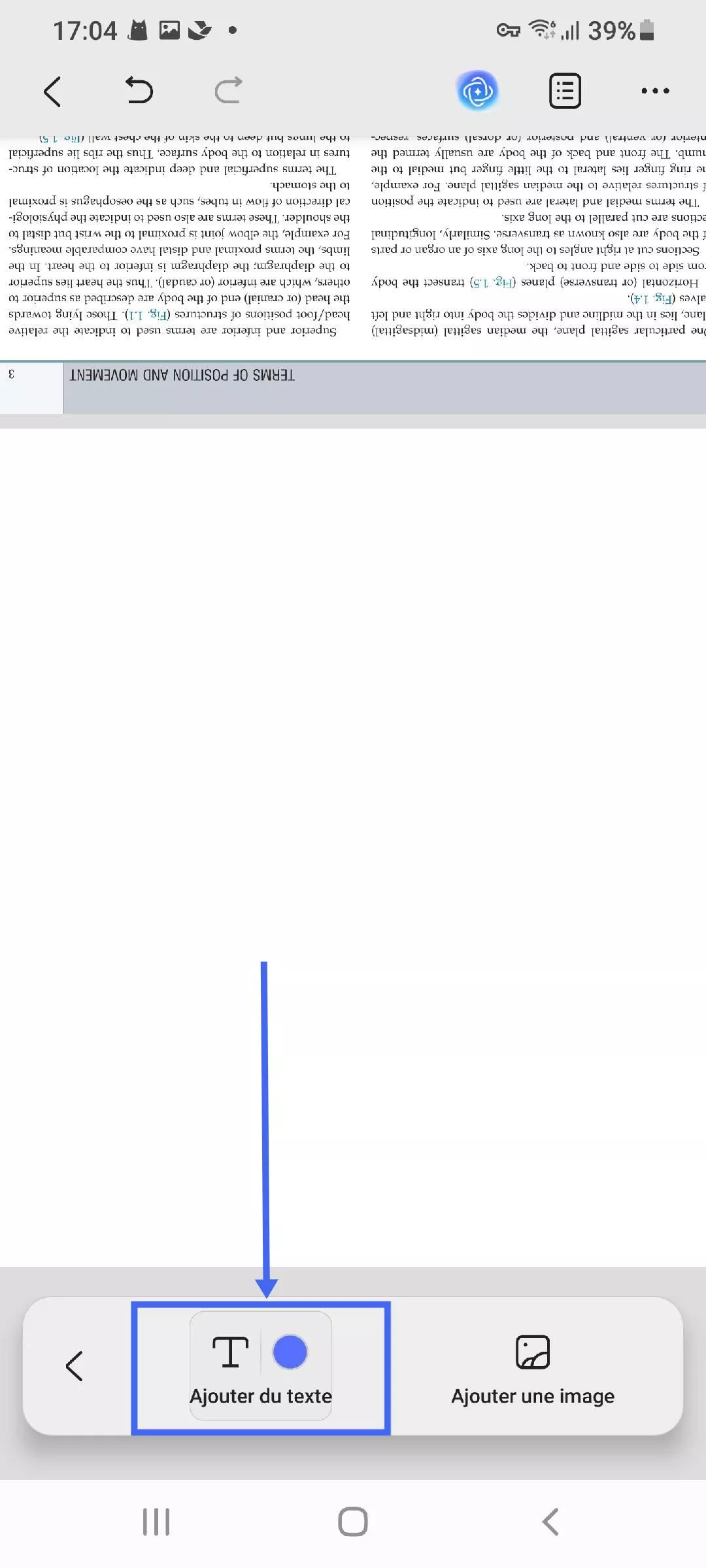 Ajouter du texte à un PDF sur Android