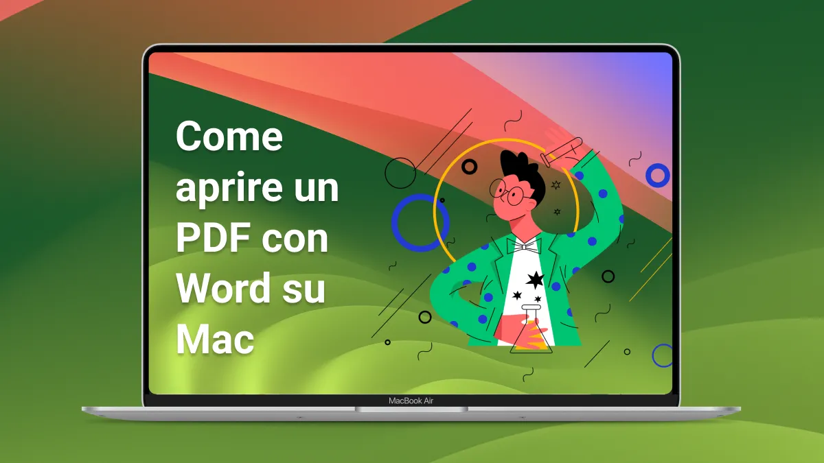 Come aprire un PDF con Word su Mac (MacOS 14 supportato)