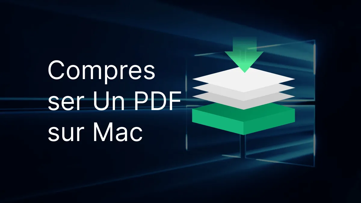 réduire la taille de PDF sur Mac