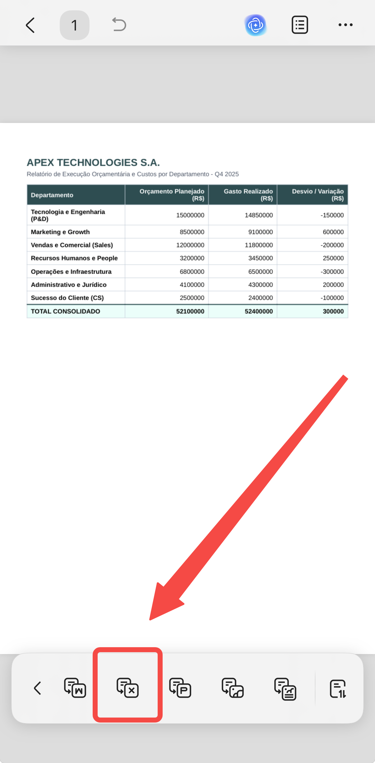 converter pdf em excel no celular