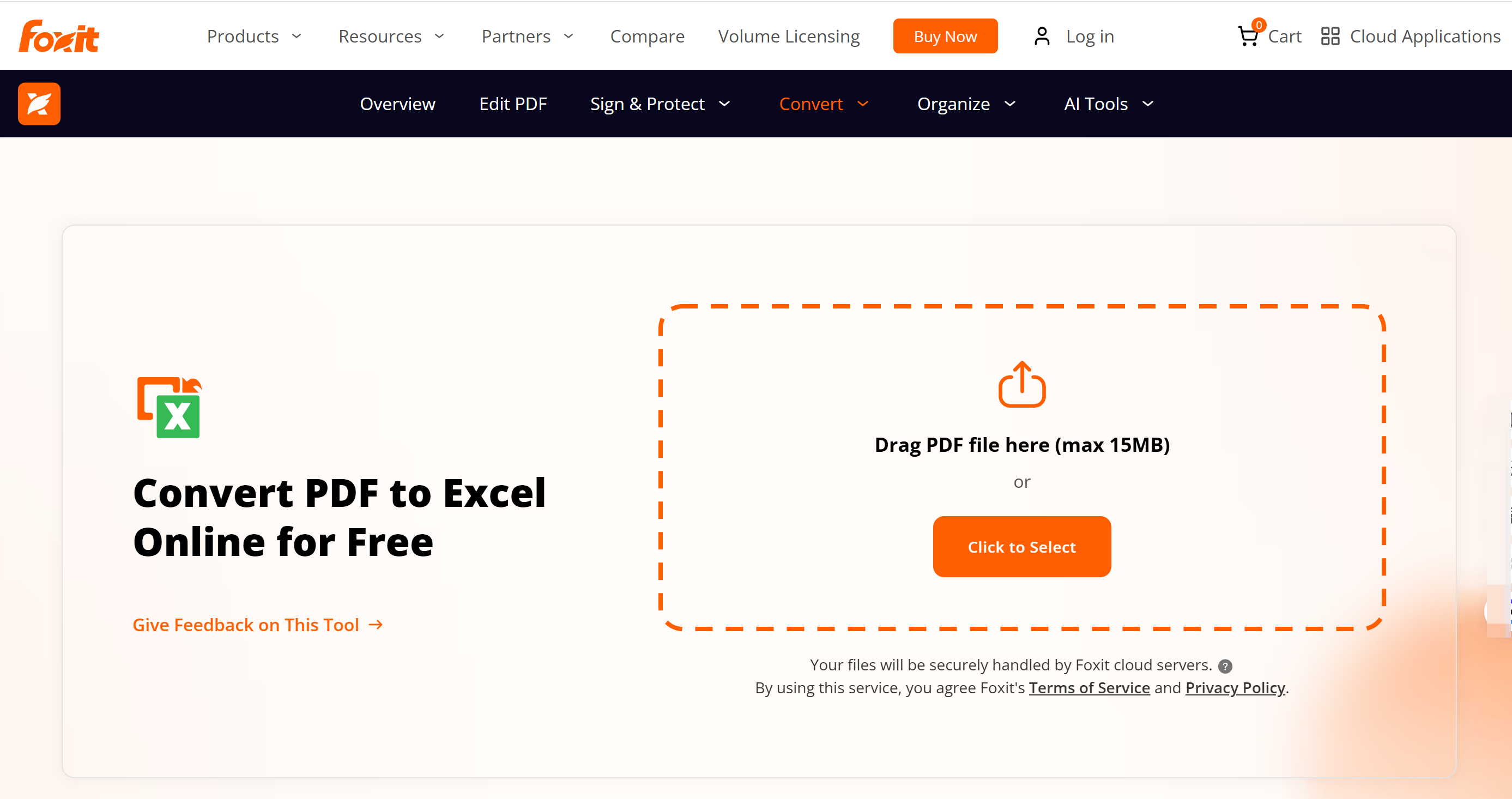 converter pdf para excel com foxit