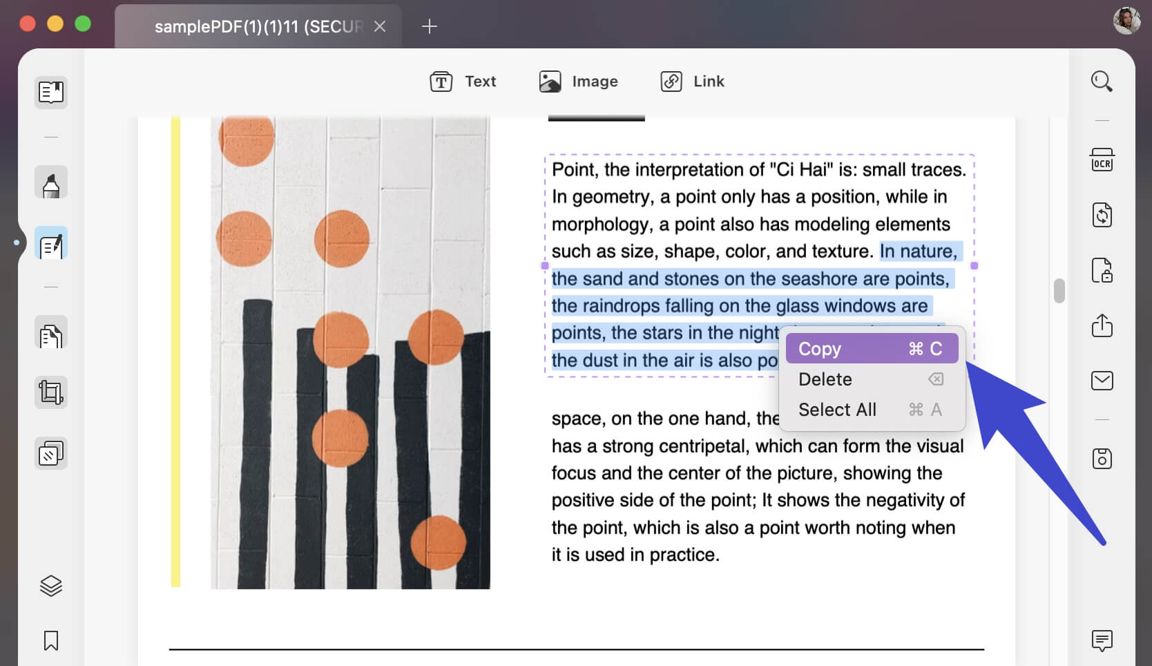 how to copy text on screenshot mac