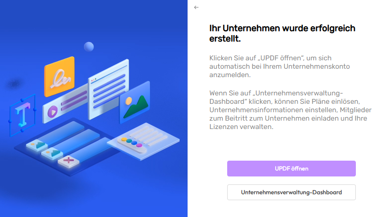 UPDF Unternehmensplan benutzerhandbuch