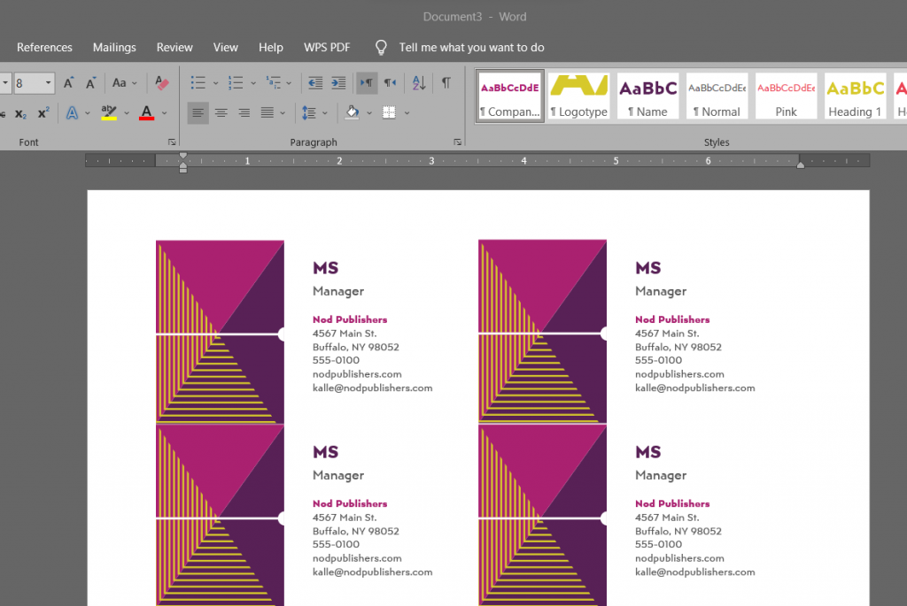 Easy Guide on How to Make Business Cards in Word UPDF