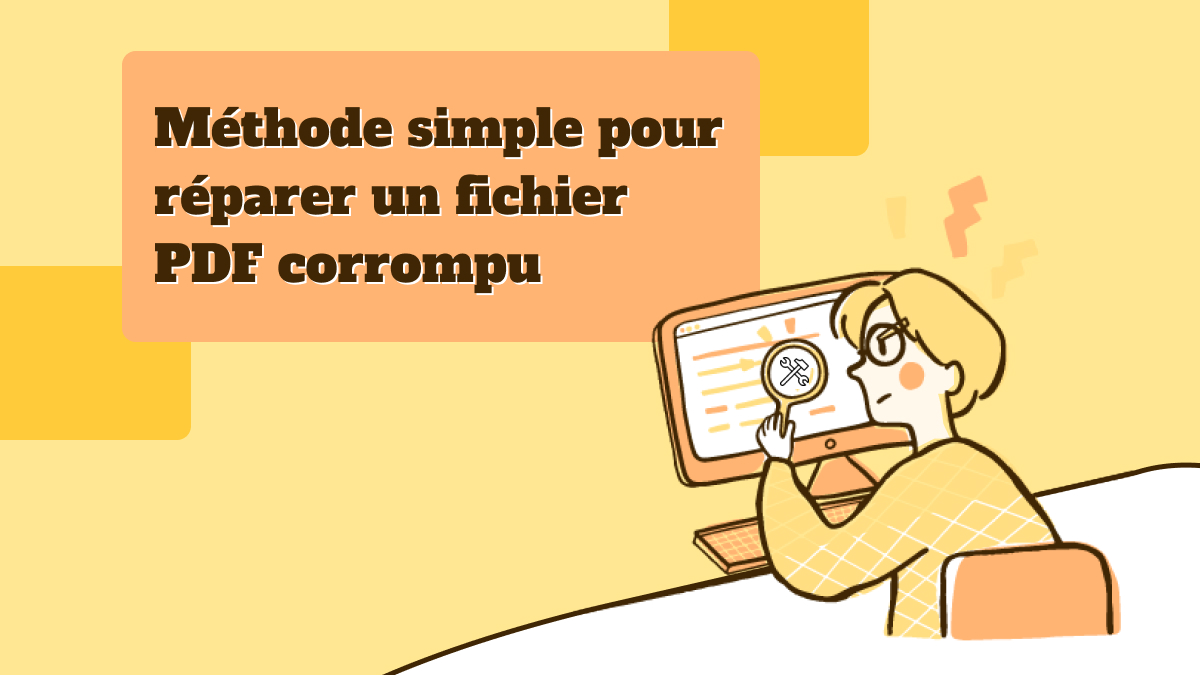 Comment réparer un fichier PDF corrompu UPDF