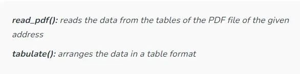 Estrai tabelle da PDF usando Python