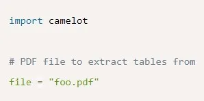 extract tables from pdf python
