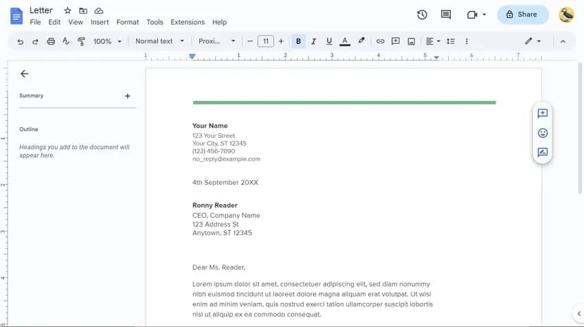 Aprire il PDF con Google Docs