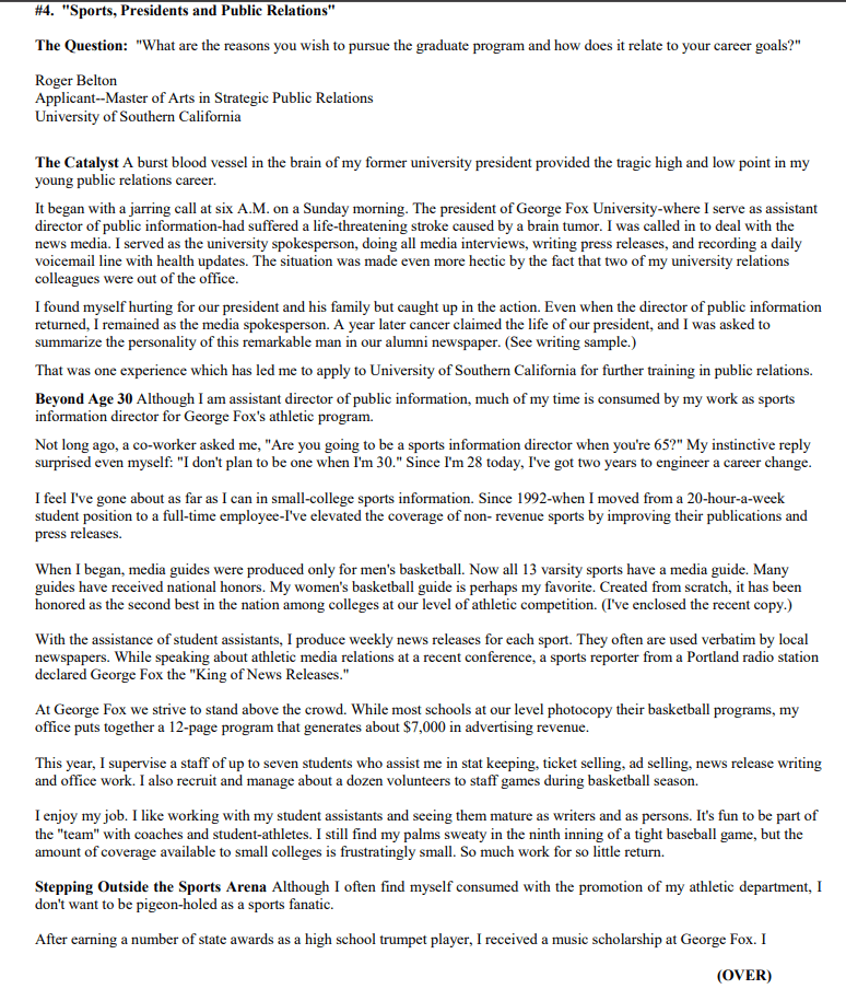  Must Read Grad School Essay Examples In 5 Easy Ways UPDF