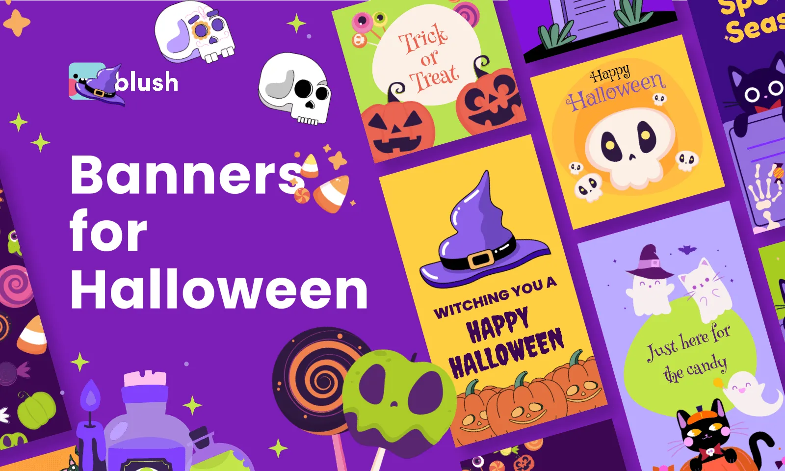 hallowen banner template