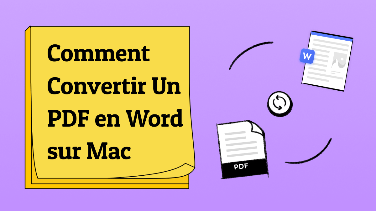 Comment convertir des PDF en Word sur Mac en méthodes