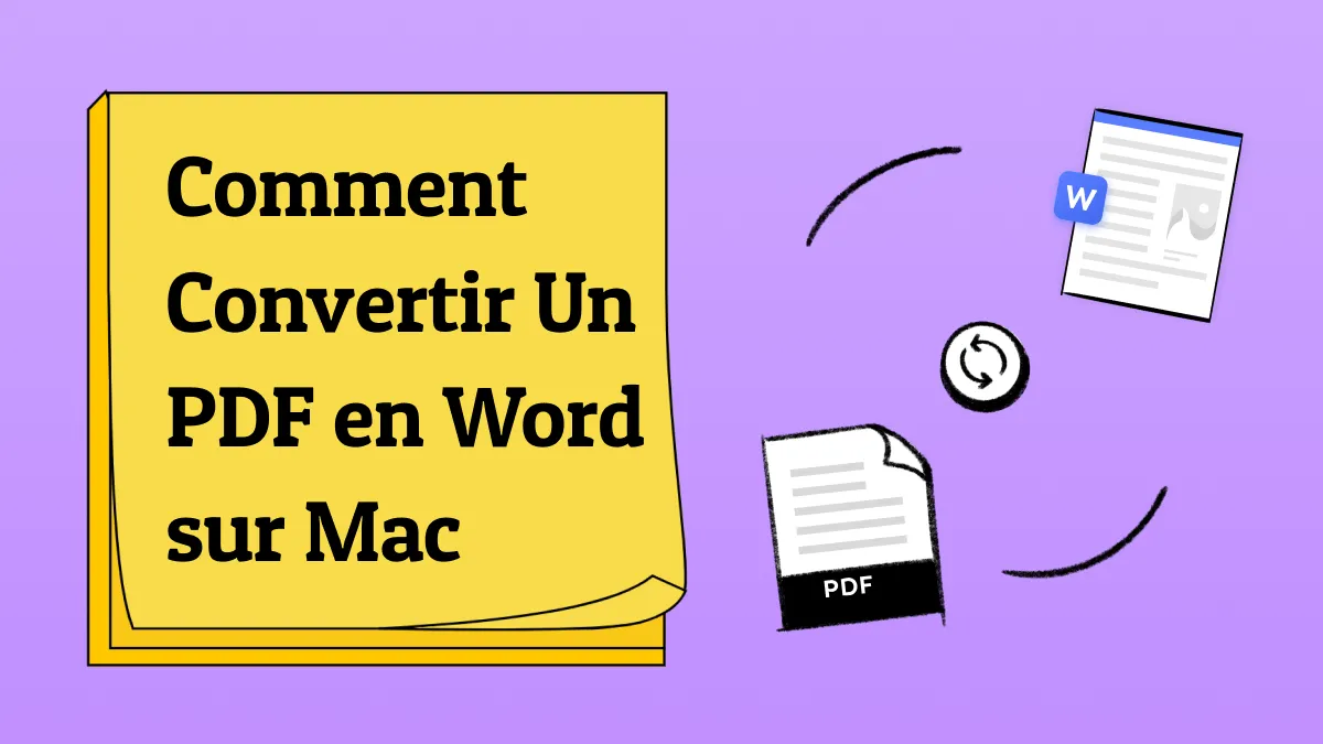 4 méthodes pour convertir un PDF en Word sur Mac (Compatible avec MacOs Ventura)