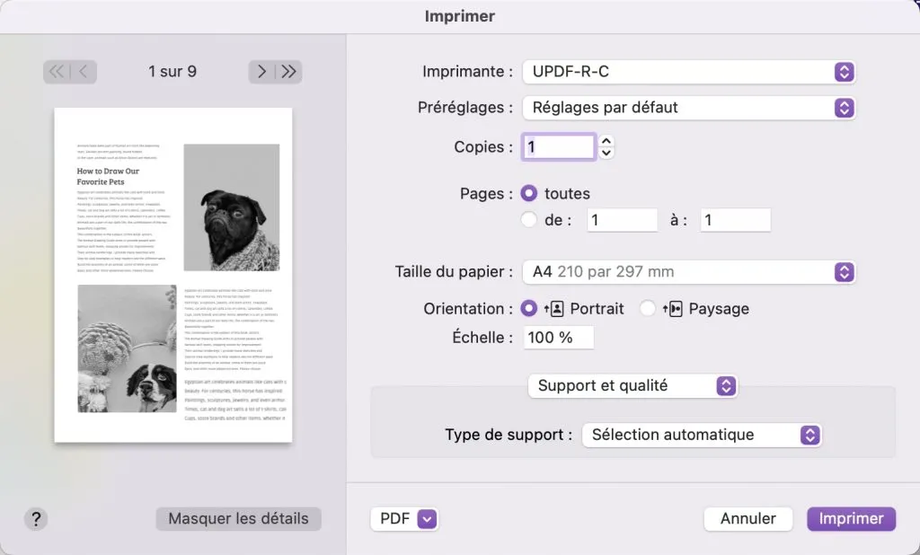 imprimer plusieurs pdf en même temps