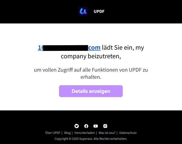 updf unternehmen beitreten