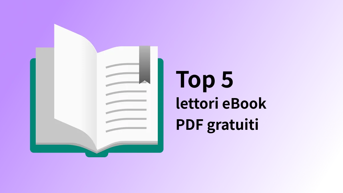 Programmi per leggere eBook su PC, PDF e testi come libri veri