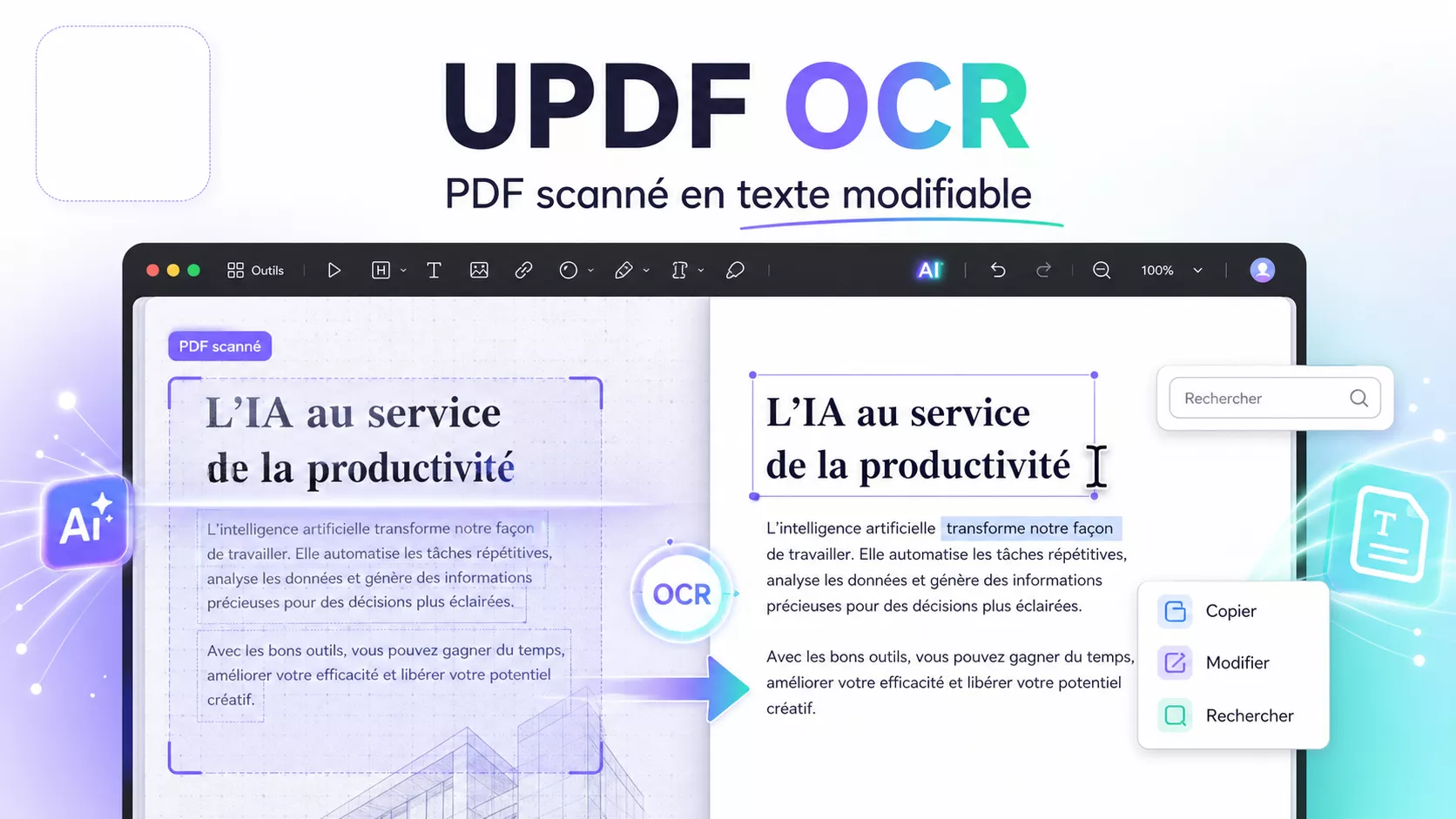 ocr sur updf