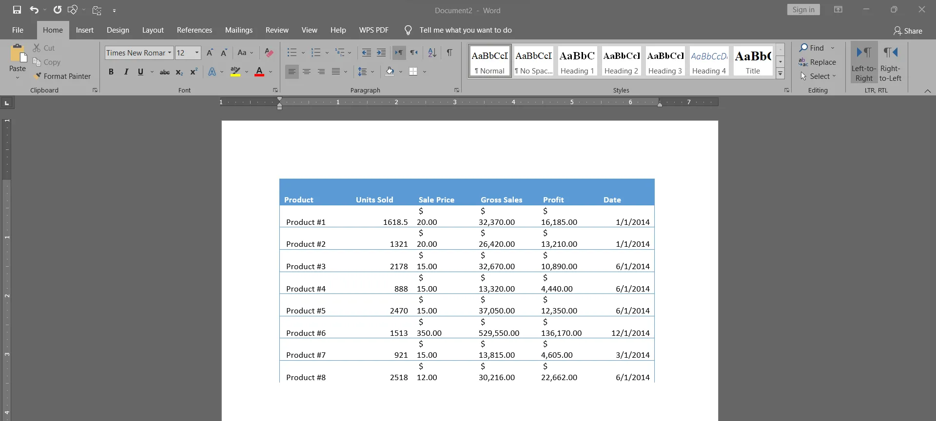 convertir excel a word