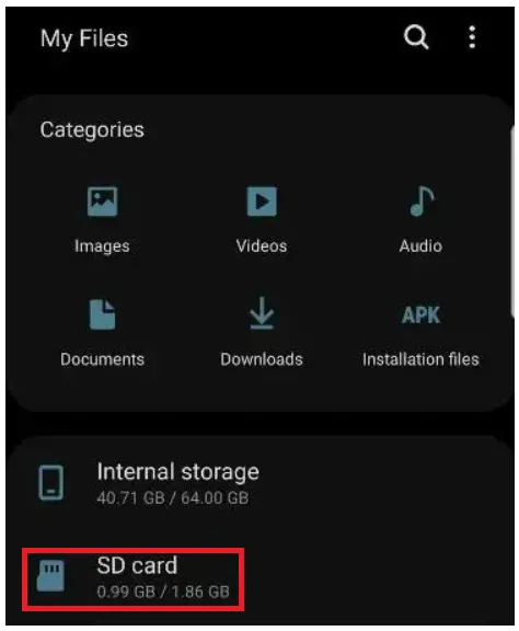 pdf no cartão sd