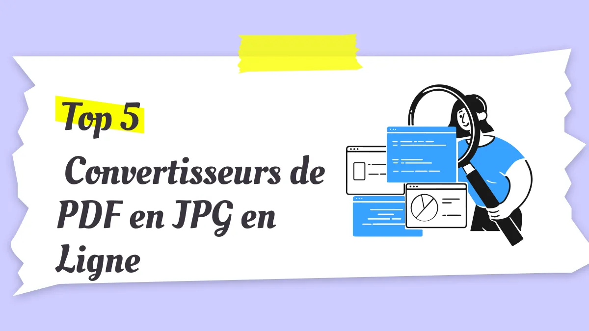 Les 5 meilleurs convertisseurs en ligne gratuits de PDF en JPG en 2024