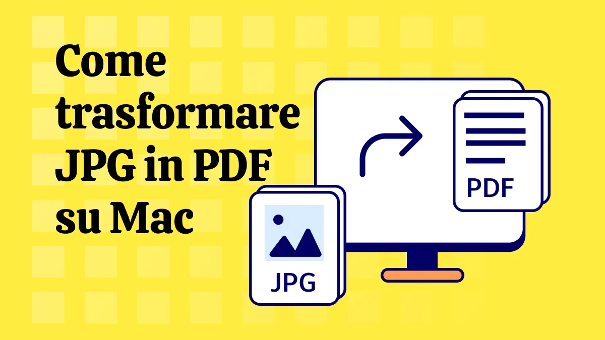 Modo semplice per trasformare JPG in PDF su Mac