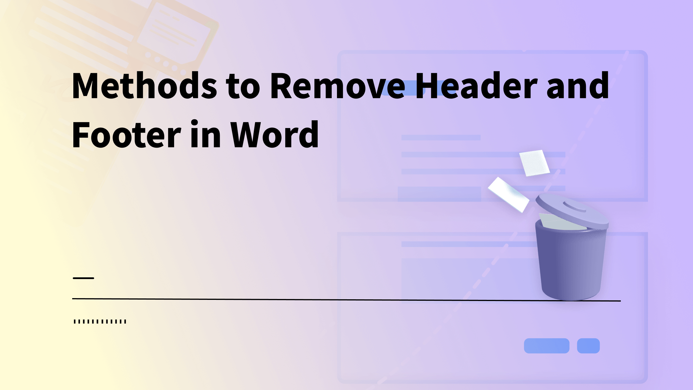 How To Remove Header And Footer Sections In Word Printable Templates 0317