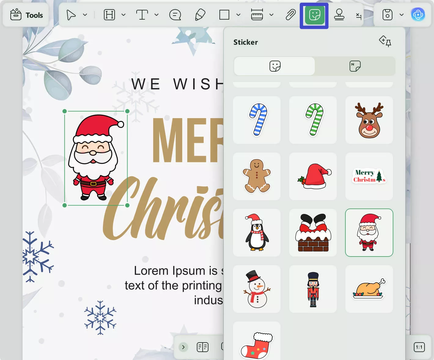 make a banner in pdf