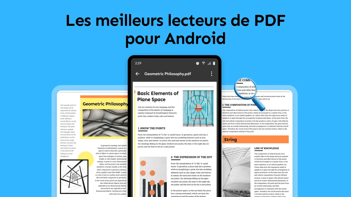 Lecteur PDF pour Android : Les 5 meilleurs choix gratuits en 2024