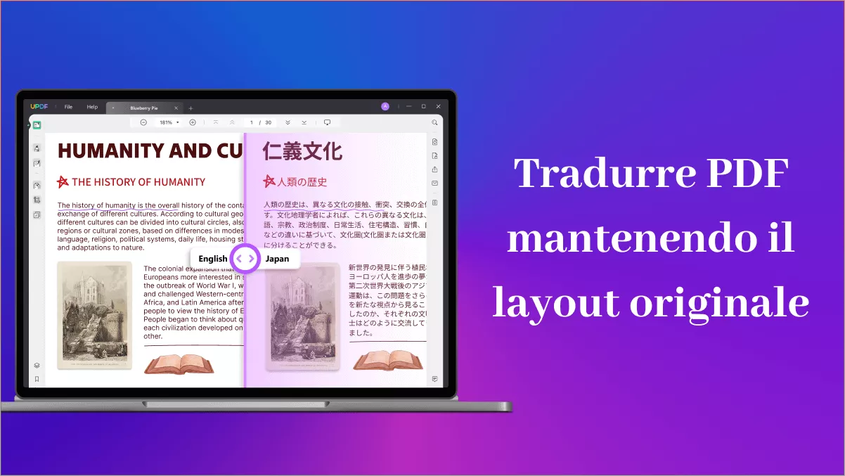 Tradurre interi PDF senza modificare il layout e il formato originale