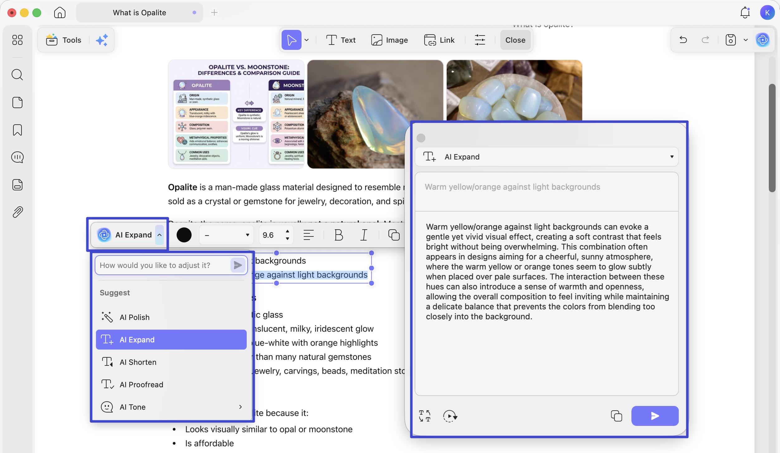 updf ai edit converted word file