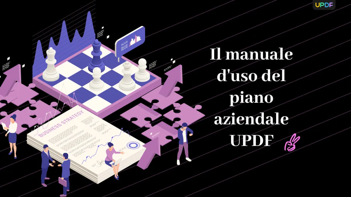 Il manuale d'uso del Piano aziendale UPDF