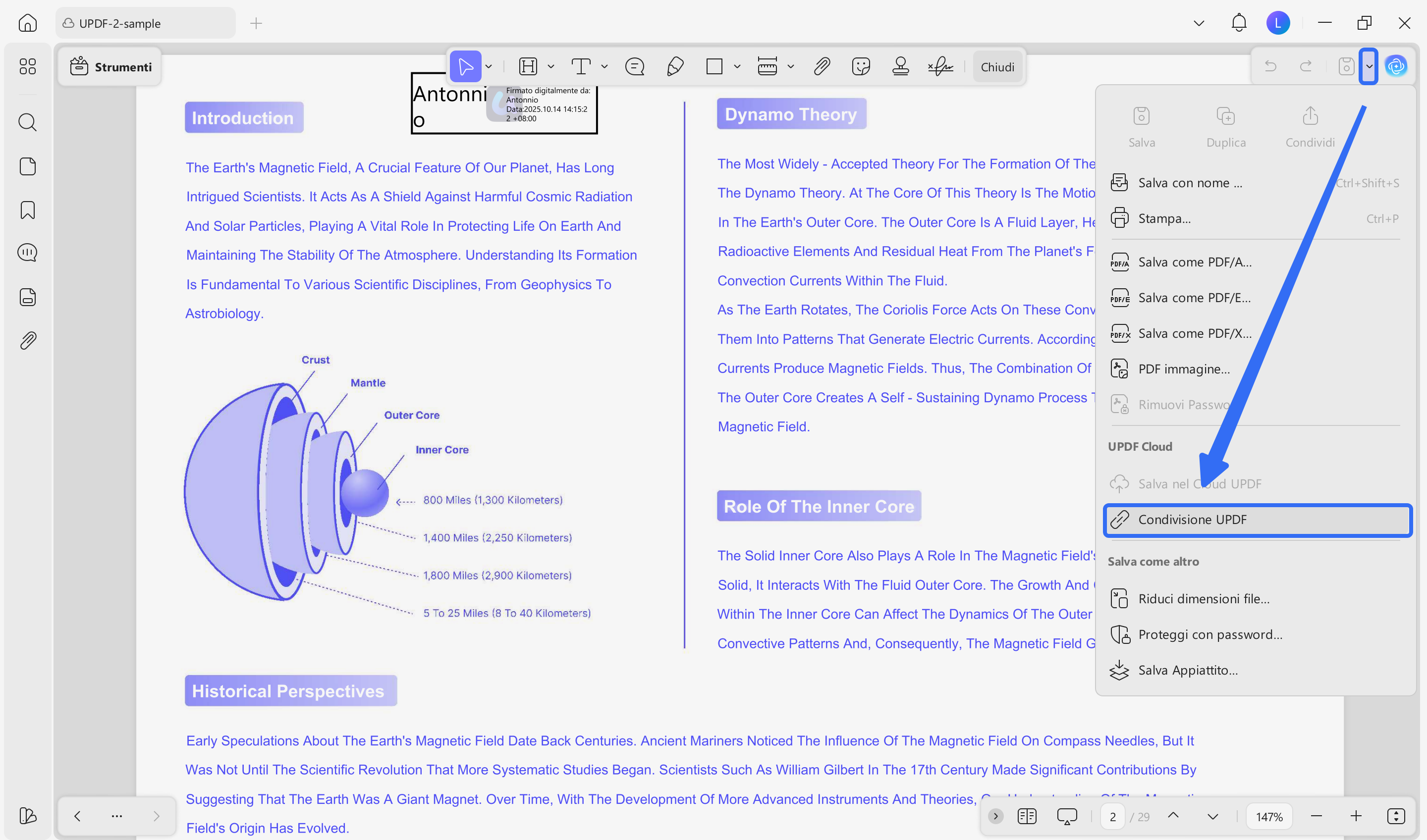 share icon pdf to url