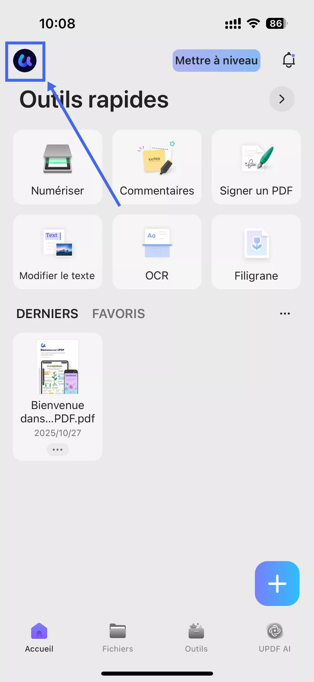 Mettre à jour UPDF vers Pro