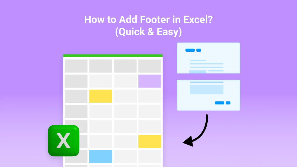 How to Add Footer in Excel? (Quick & Easy)