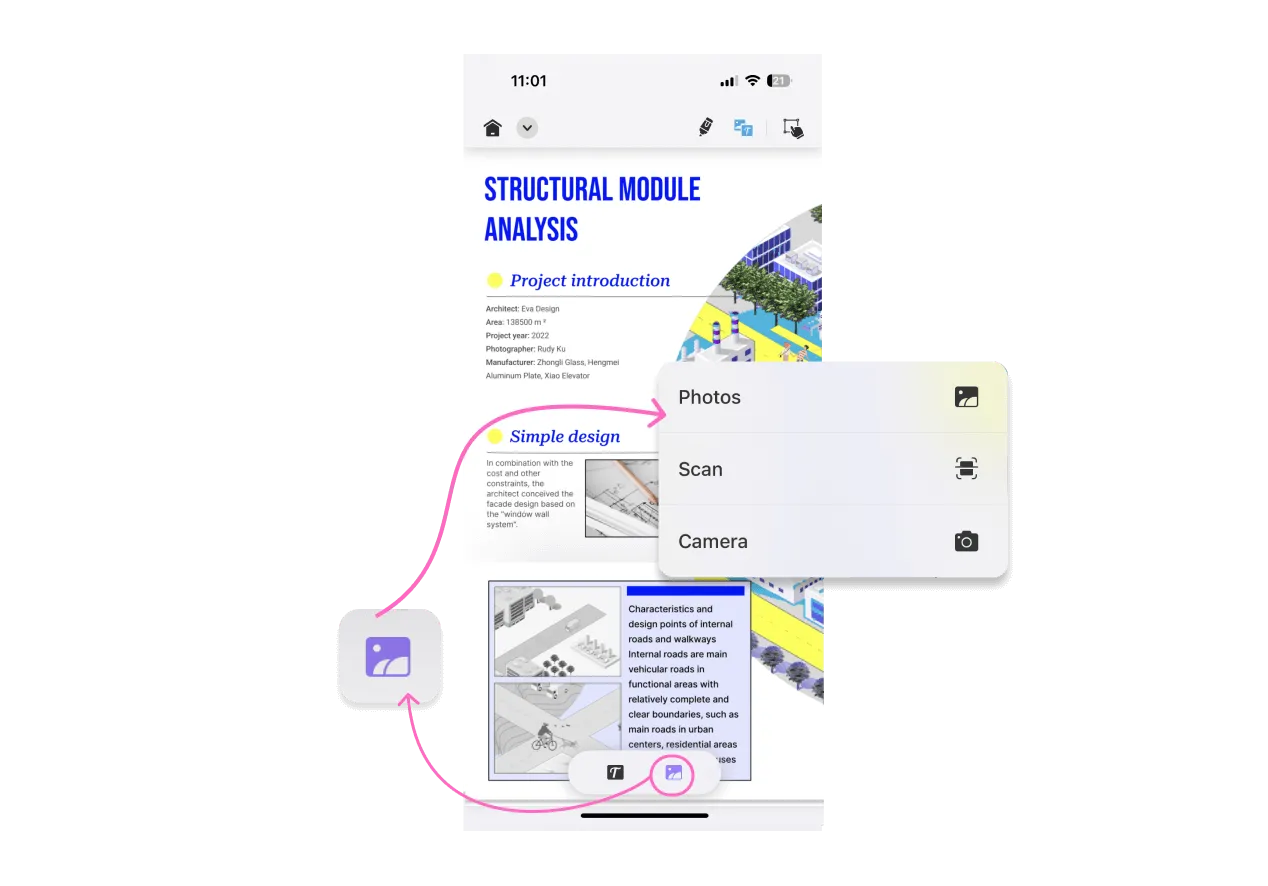 Ajouter une image à un PDF sur iOS